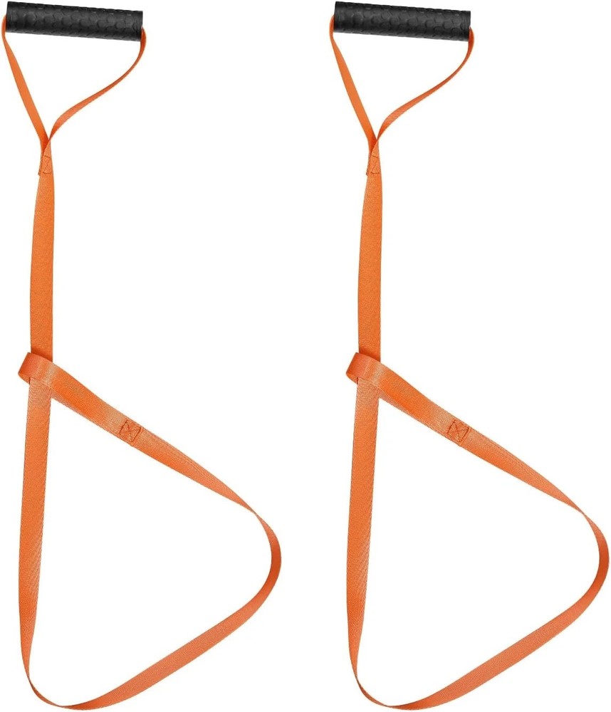 2 Pcs Deer Drag Harness Orange Puller Rope Hunting