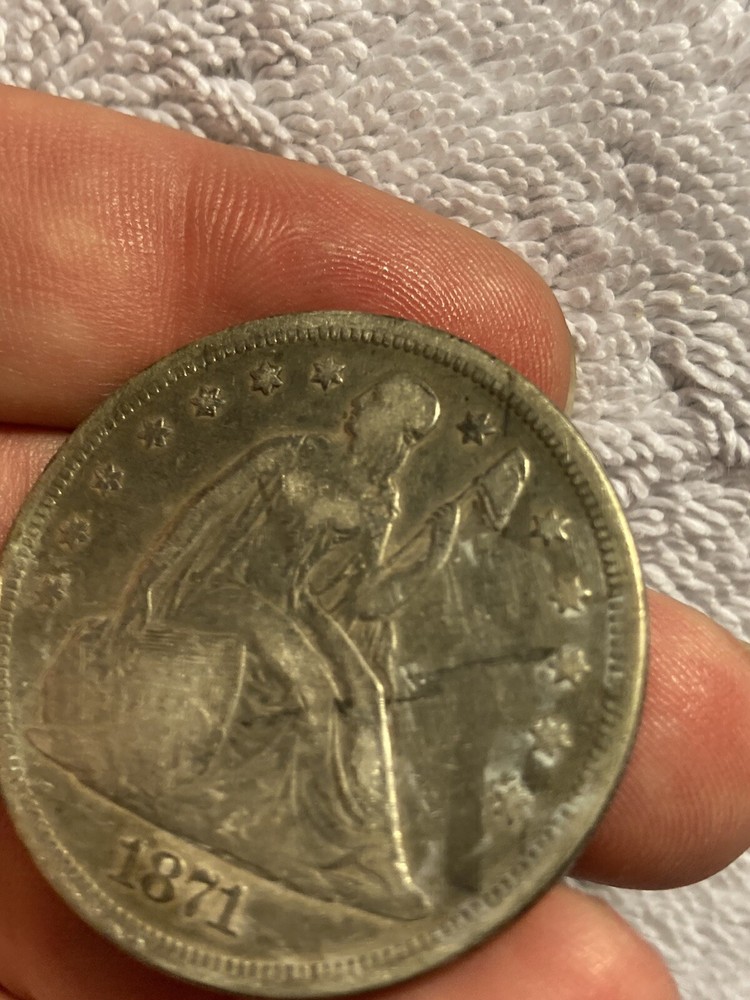 1871 seated liberty dollar