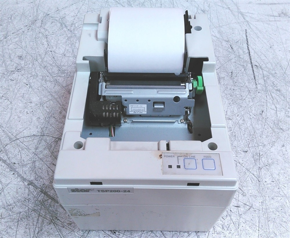 Tested Star TSP200-24 Receipt Printer w/ Power Supply