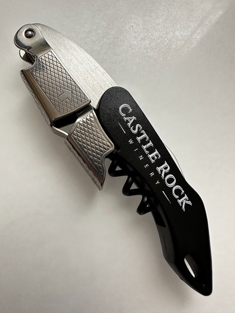 CASTLE ROCK WINERY Premium Waiters Corkscrew Wine Key Opener