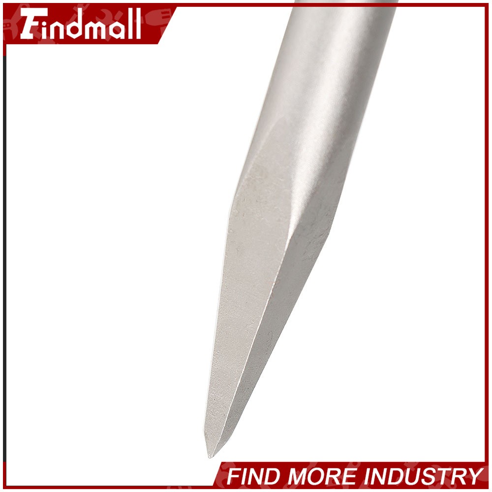 Findmall 3 Pack SDS Max Chisel Rotary Hammer Drill Chisel Bits Set For Drilling
