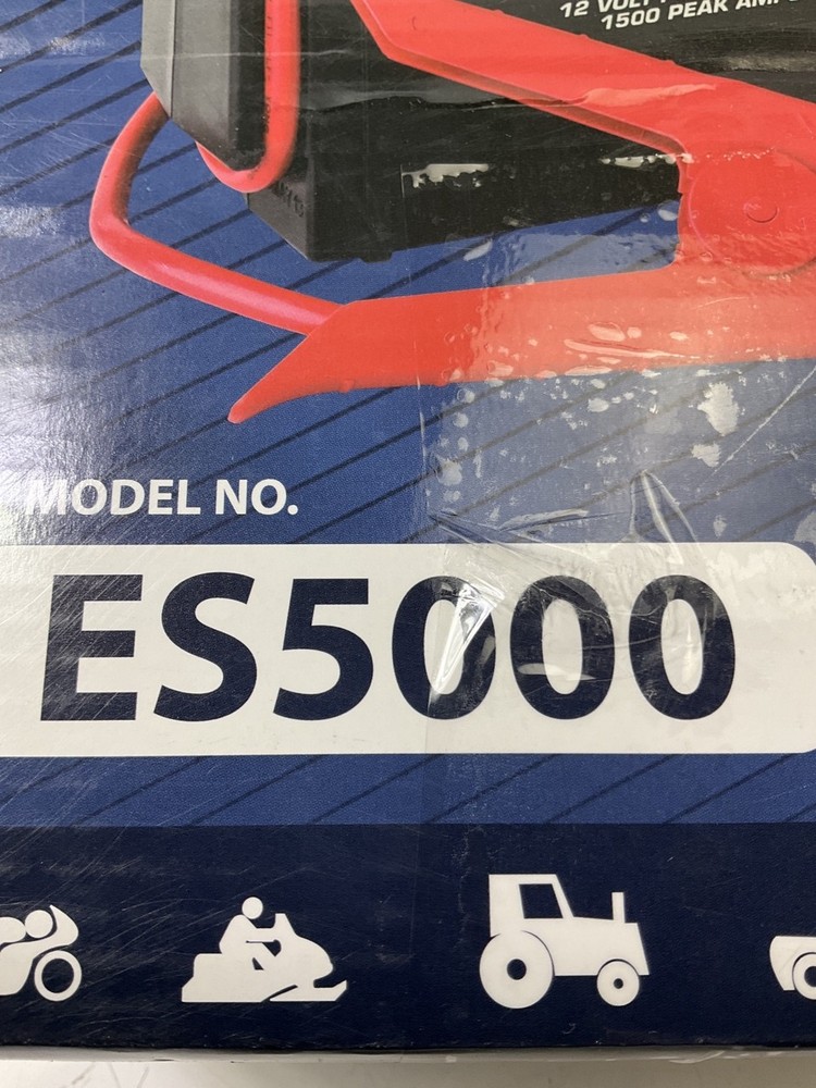 Solar ES5000 1500 Peak Amp 12 Volt Battery Jump Starter Pack