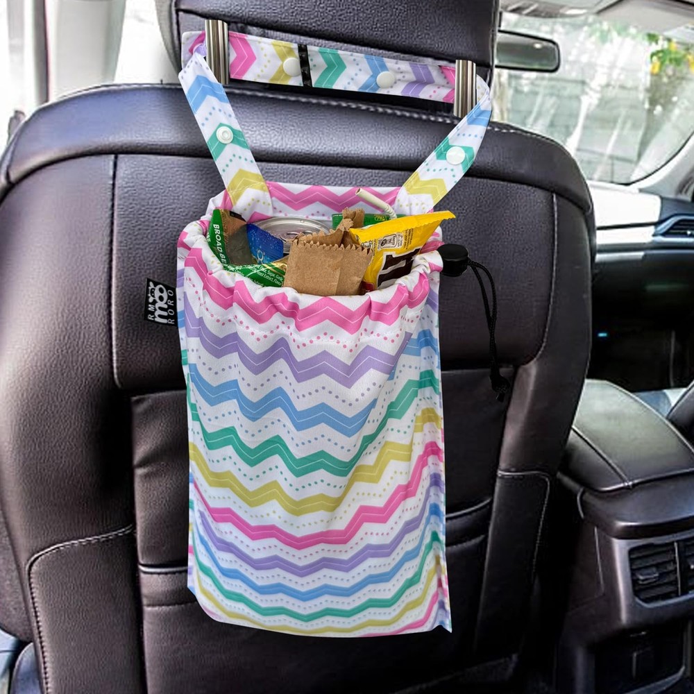 Cute Hanging Car Trash Garbage Bag 100% Leakproof Waterproof Multipurpose for...