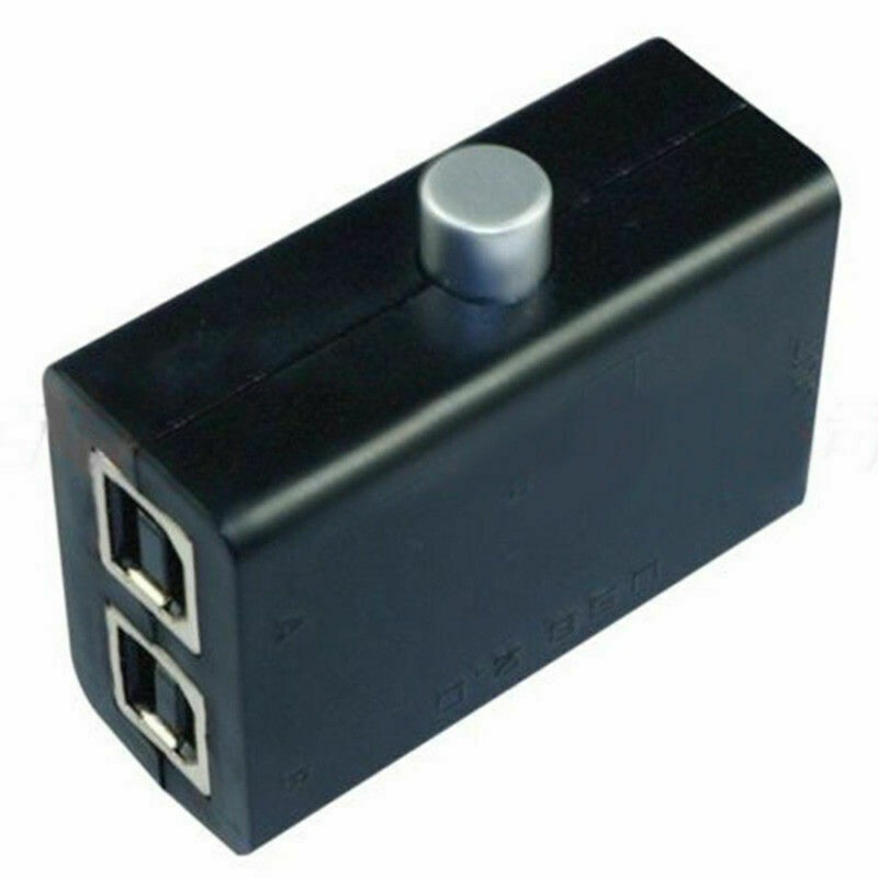 SHARE SWITCH - USB 2.0 To 2 Ports USB of PC Computer Scanner Printer with button