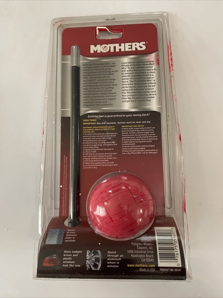 MOTHERS Power Ball MINI Versitile Polishing Tool W/Extention