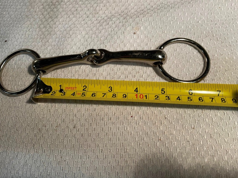 4.50 inch Loose Ring Snaffle Horse Bit