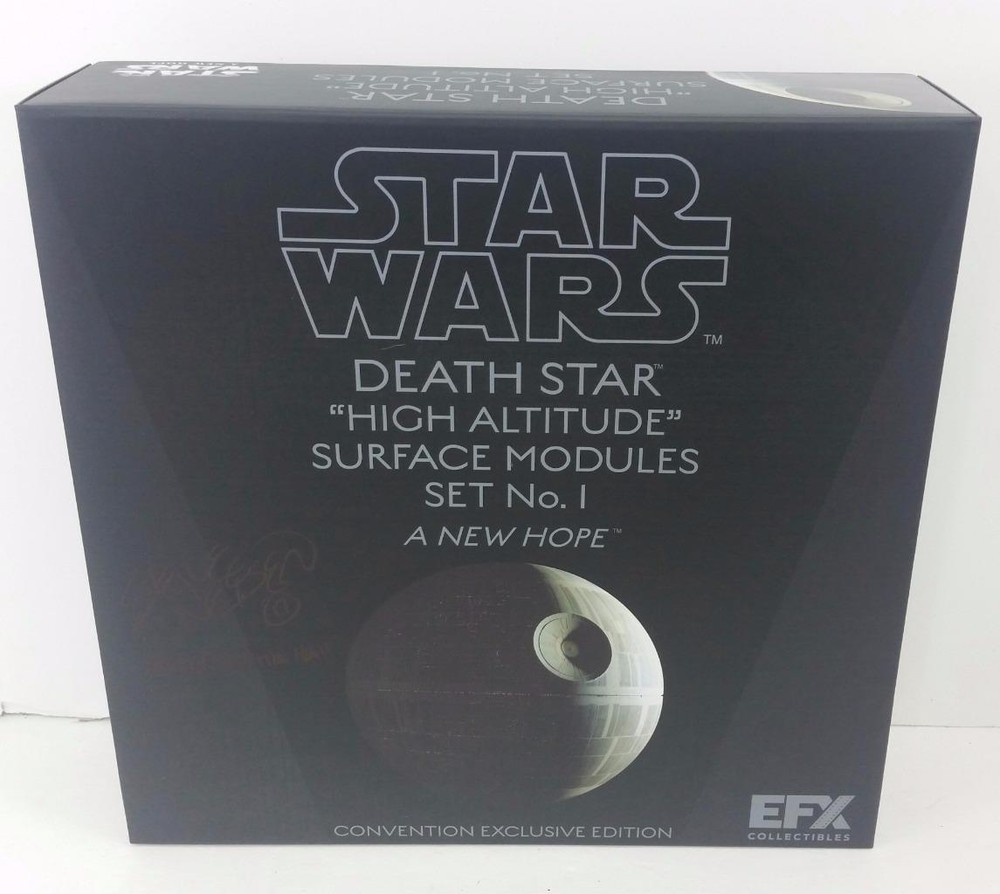EFX STAR WARS CELEBRATION DEATH STAR HIGH ALTITUDE SURFACE MODULES PROP SIGNED