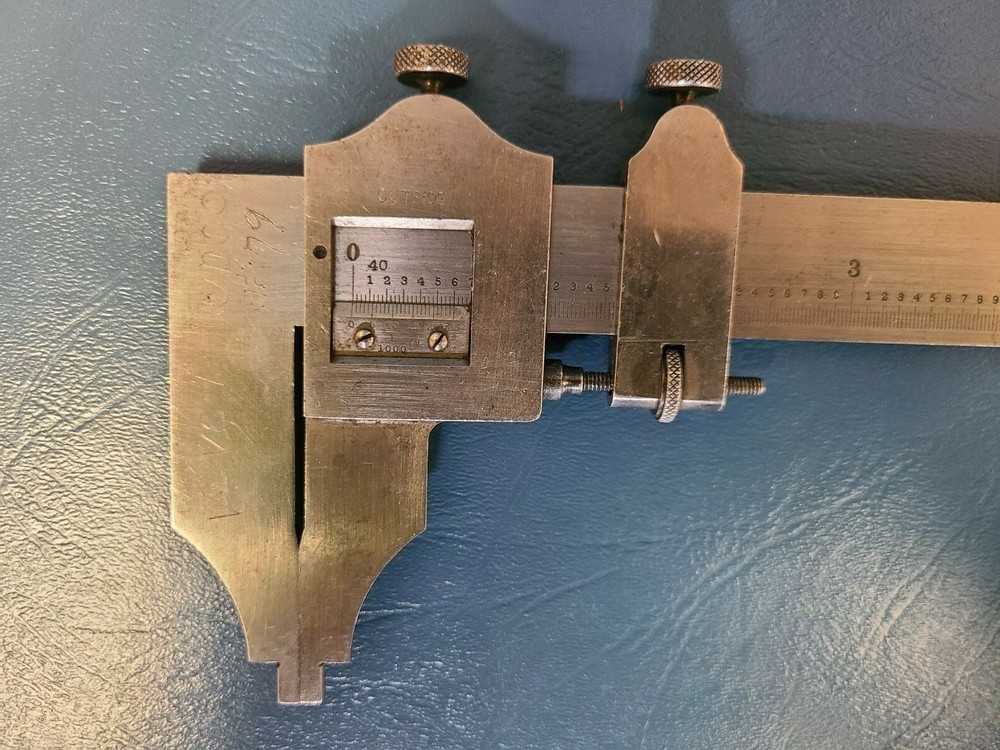 Vintage Starrett Vernier Caliper NO. 122 12"