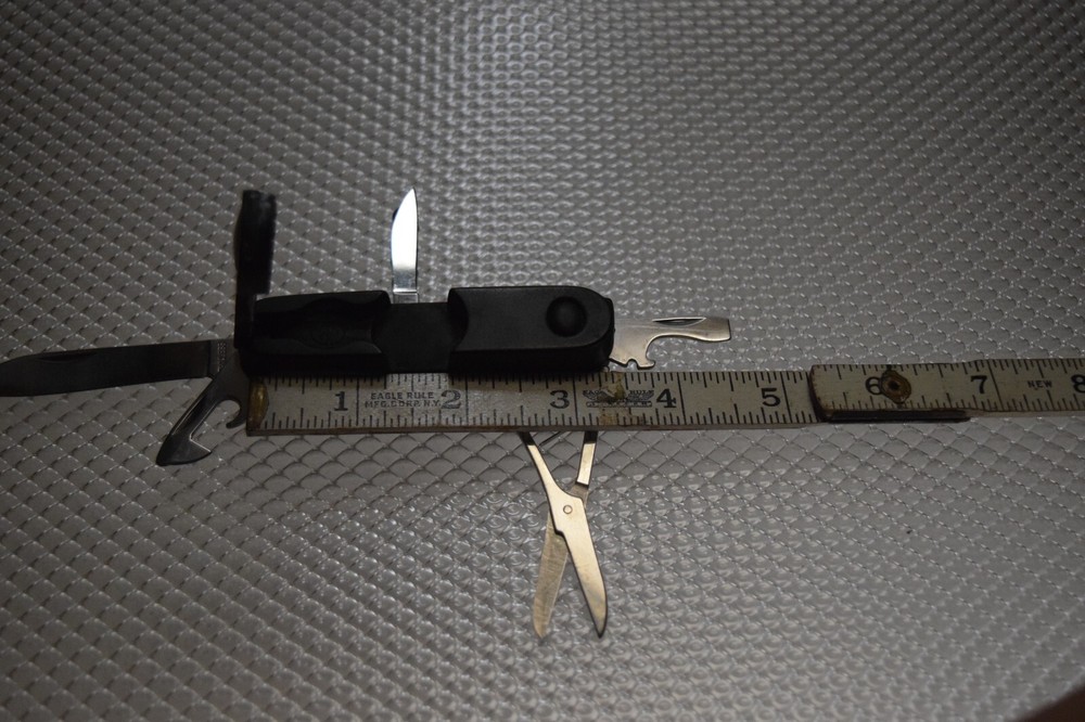 SIX FUNCTION MULTITOOL KNIFE CORKSCREW COMPASS SURVIAL POCKET TOOL CAMP HIKING