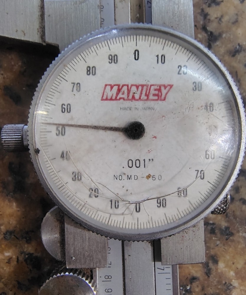 🗽VINTAGE MANLEY 6" DIAL CALIPER