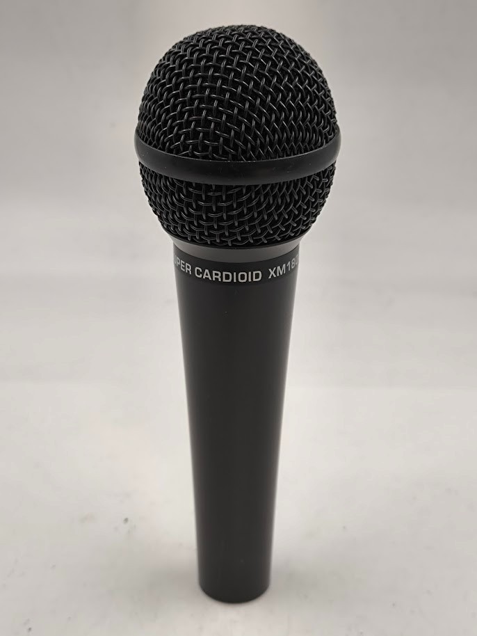 Behringer XM1800S Super Cardioid Microphone Used Working Black