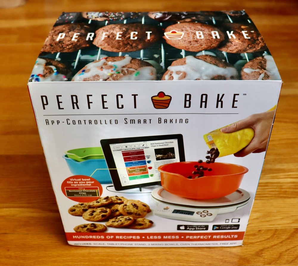 PERFECT BAKE APP-CONTROLLED SMART BAKING = SCALE = MIXING BOWLS = MIB =
