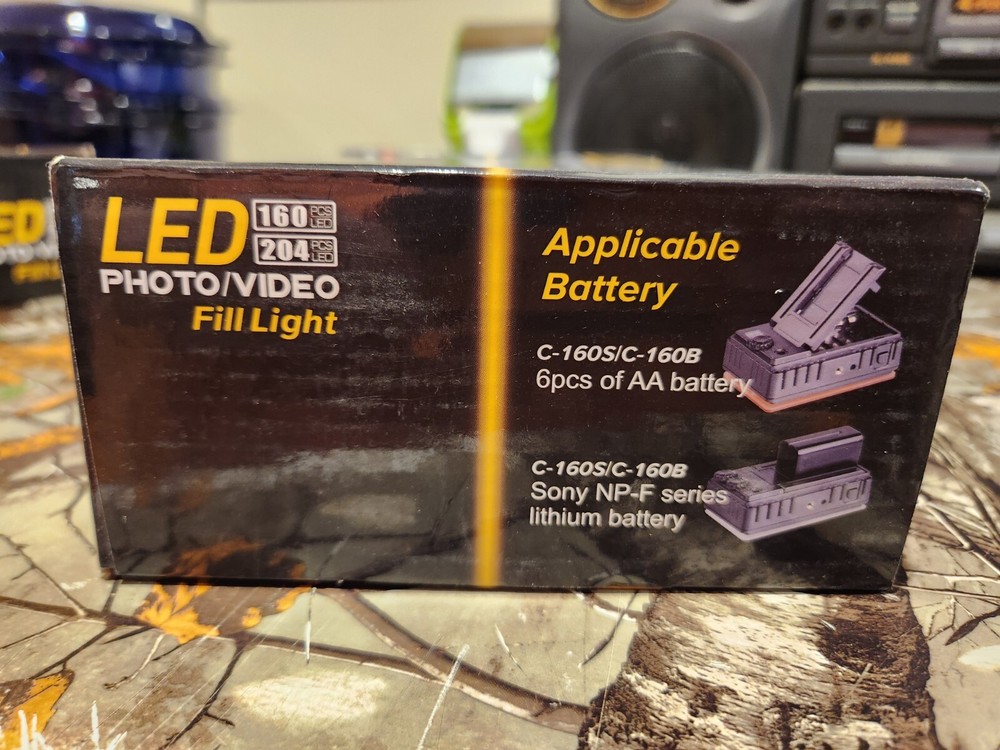 LED Photo Video On-Camera Fill Light PT-C-160S