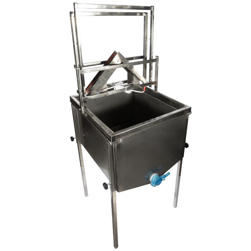VAROMORUS 12V Hive Frames Uncapping Machine Stainless Steel Honeycomb