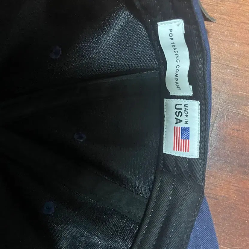 Pop Trading Co. Navy Applique Cap - Pre-Owned Official