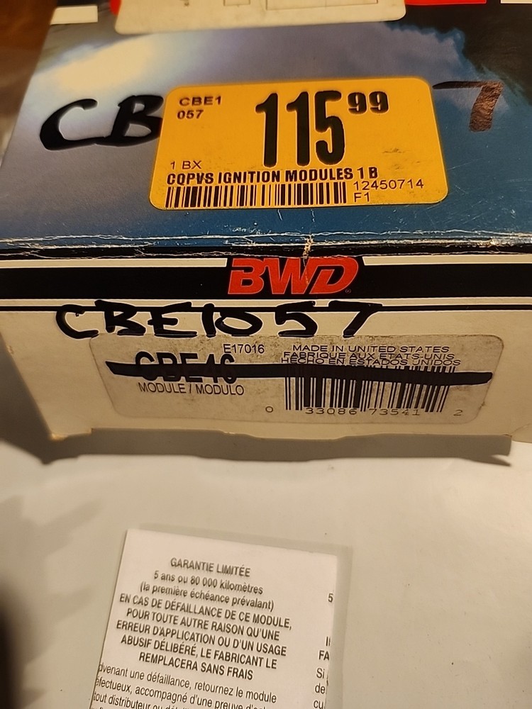 BWD CBE1057 Ignition Module