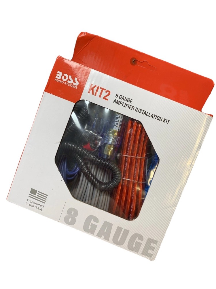 BOSS Audio KIT2 8 Gauge Amplifier Installation Kit