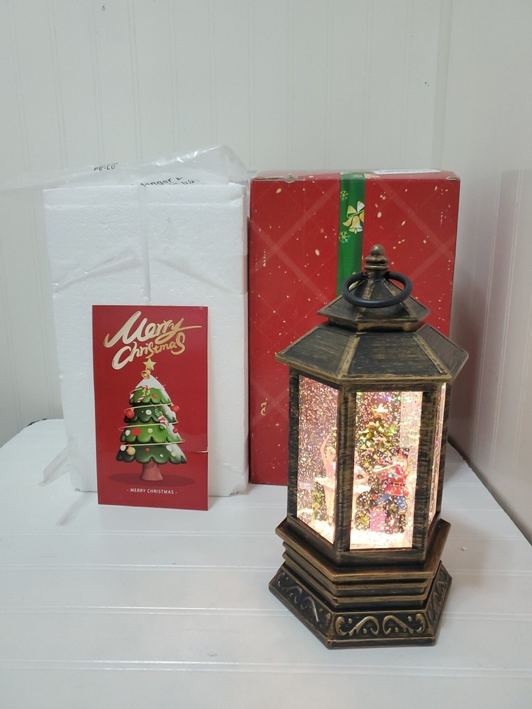 Musical Christmas Snow Globe Lantern Lighted Nutcracker Suite Scene Christmas