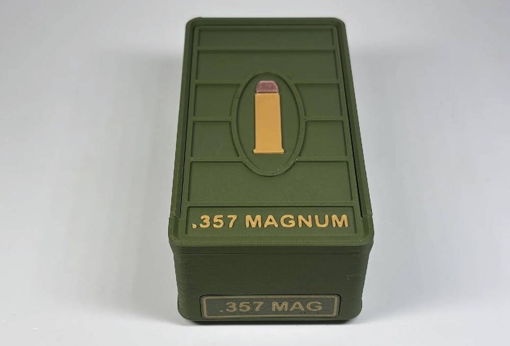 Ammo Storage Box 357 Magnum 50 Rounds