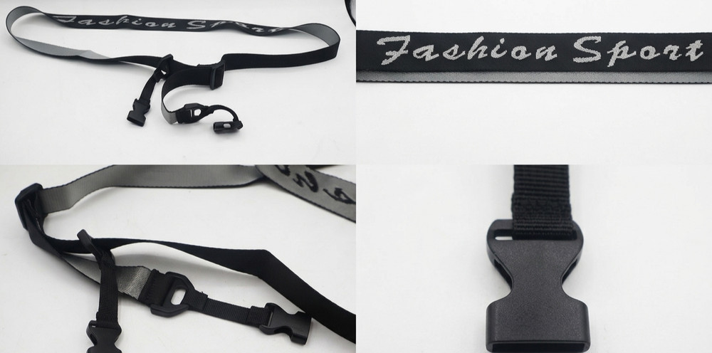 "Fashion Sport" Universal Replacement Adjustable Webbing Strap with Side Buckles