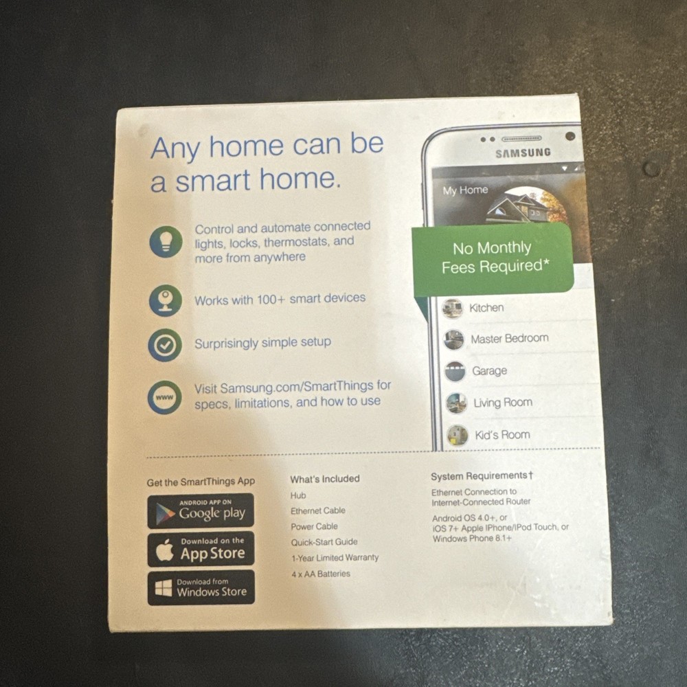 Samsung Smart Things Hub New-Open Box. Never Used.