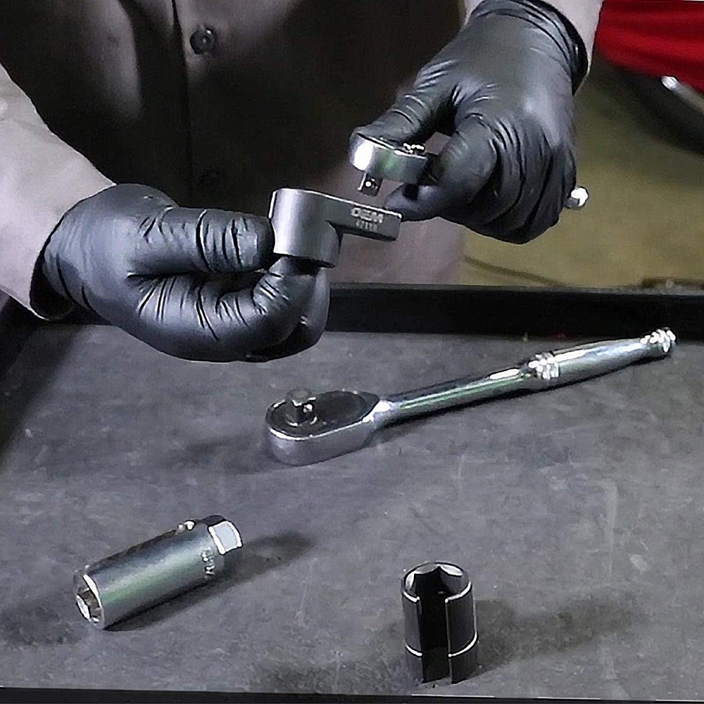 OEMTOOLS 37110 Oxygen Sensor Socket Set, 3 Piece O2 Wrench 22mm, Green