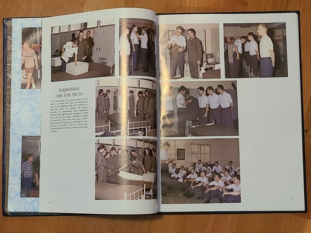 Lackland Air Force Base Basic Training 1984 Fight 272/221 Squadron 3743 Yearbook
