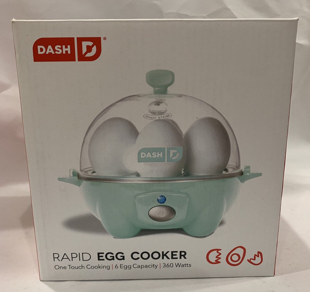Dash Rapid Egg Cooker in Blue, 6 Egg Capacity, In Original Bag Never used before