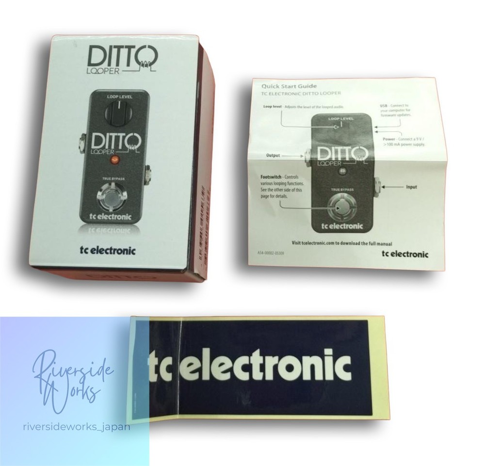 TC ELECTRONIC DITTO LOOPER Looping Effect Pedal JP