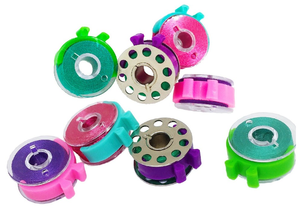 PeavyTailor 36Pcs (#12) Bobbin Holders Thread Clips Spool Huggers for Embroidery
