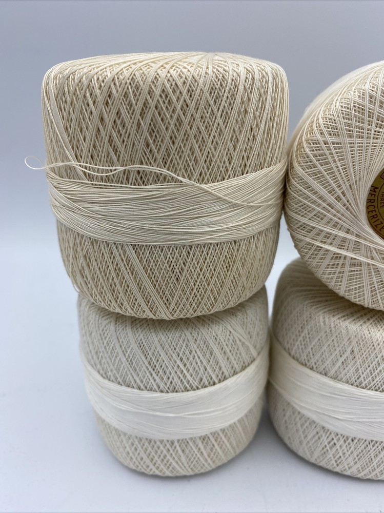 CLARK’S Big Ball Mercerized Crochet Thread 400 Yards Three Cord Spool **CHOICE**