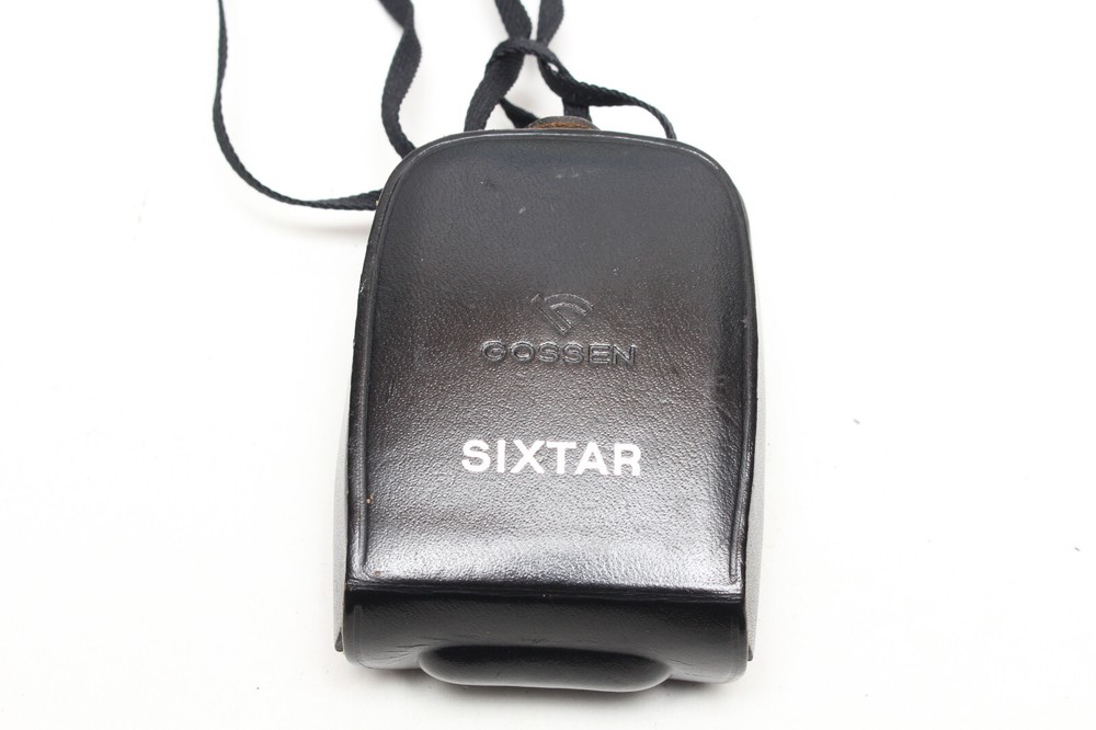 GOSSEN SIXTAR CDS LIGHT EXPOSURE METER GERMANY Leather Case + Strap