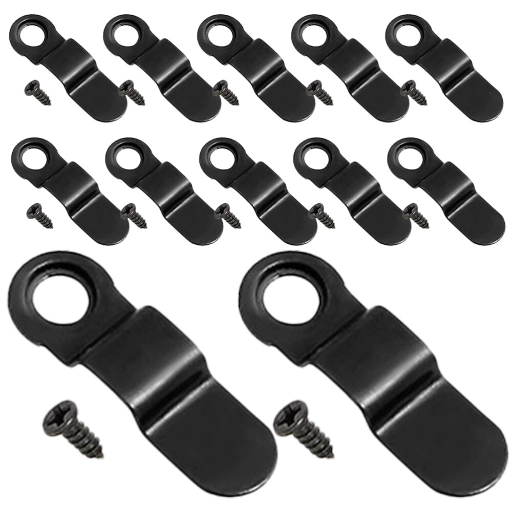 100 Pcs Photo Frame Backing Clips Iron Picture Frame Turn Button Wall Display