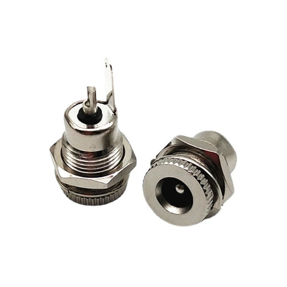 5.5mmx2.1mm DC Power Supply Jack Plug Socket Female Panel Mount Connector 20/40X
