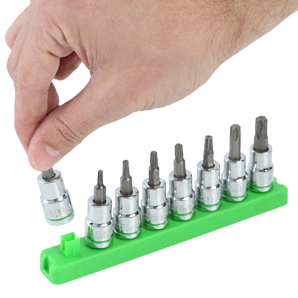 Hyper Tough 9-Piece 3/8-inch Drive, Metric Hex Socket Bit Set, 6569