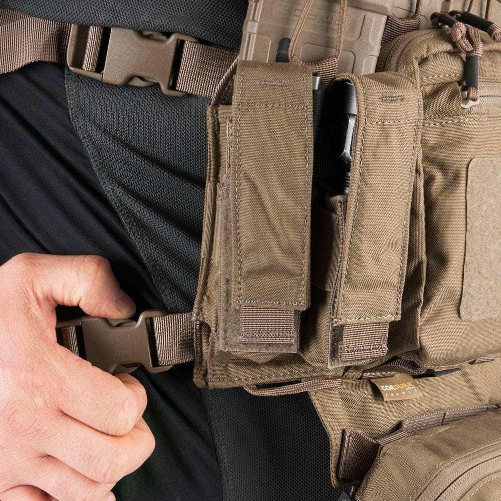 Shadow Grey MOLLE Tactical Chest Rig - Adjustable, Lightweight, and Functional