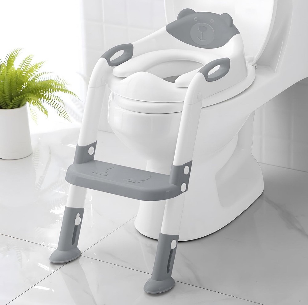 Potty Training Seat with Step Stool Ladder, SKYROKU Potty Training Toilet for Ki