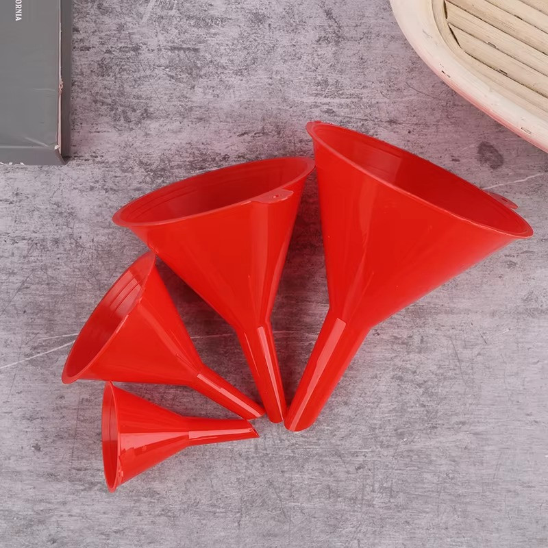 Plastic Funnel Set Auto Home Kitchen Garden Engine Oil Water Tool