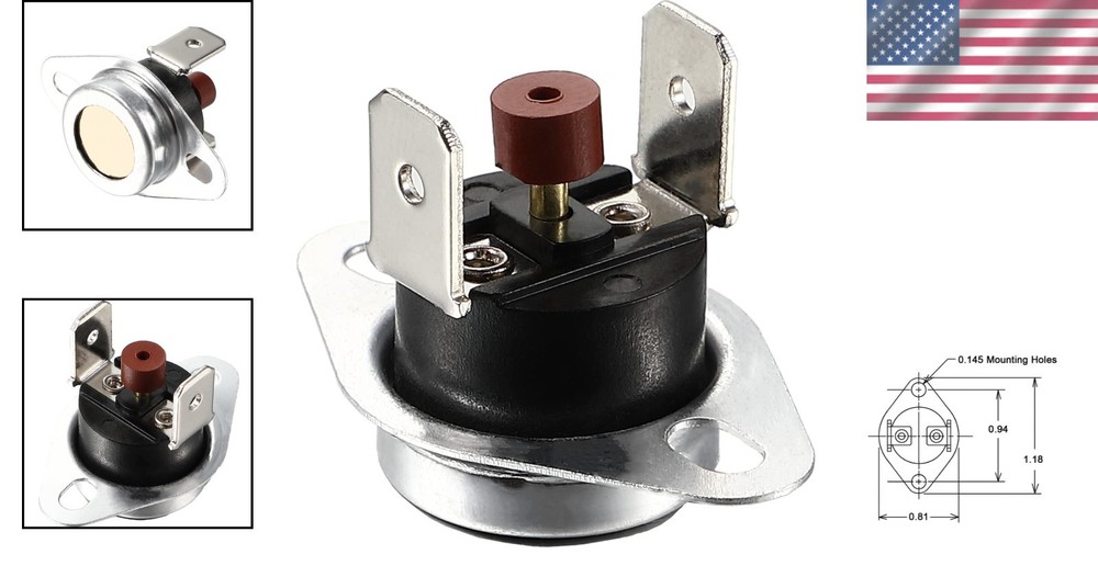 Compact OEM Bimetal Limit Switch for Rheem - Quick 30-Second Installation