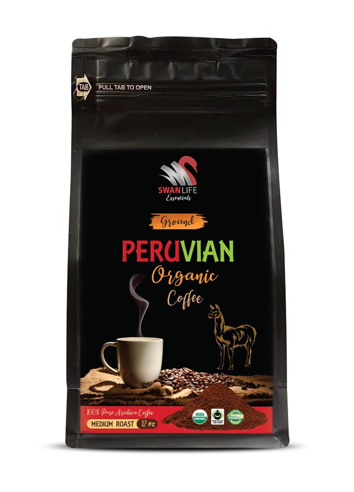 Organic coffee - PERUVIAN GROUND ORGANIC COFFEE - Coffee from Peru 1 Pack