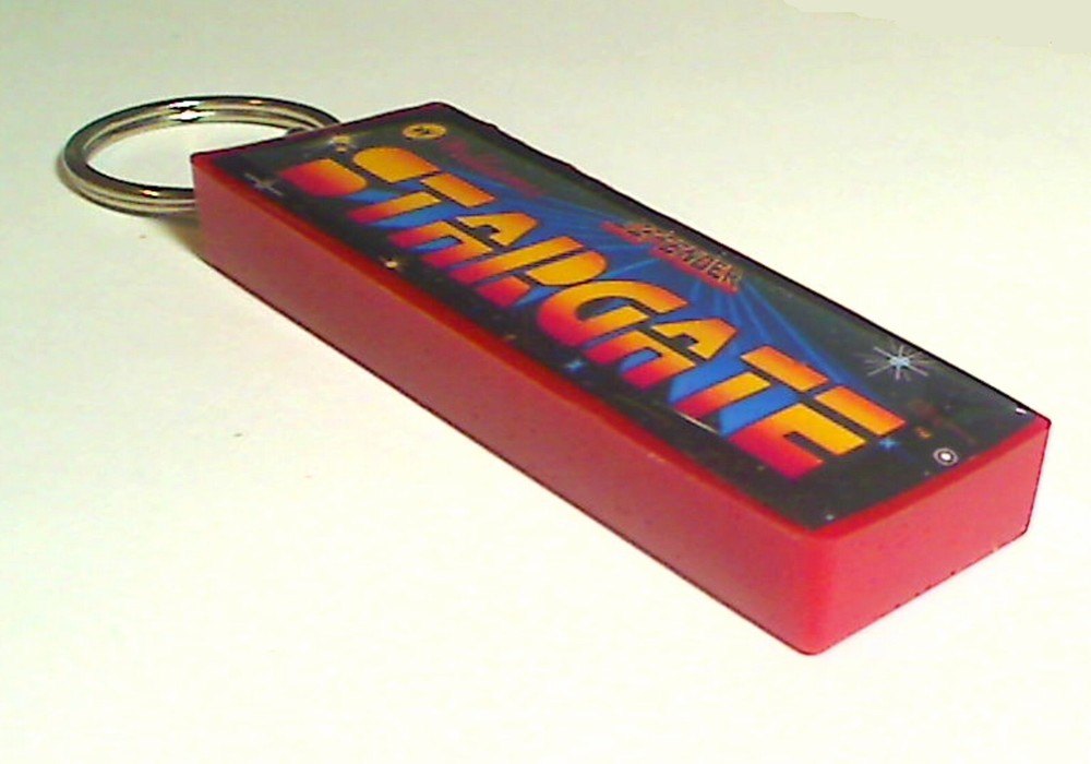 Stargate Arcade Marquee Coin Door accessory Keychain