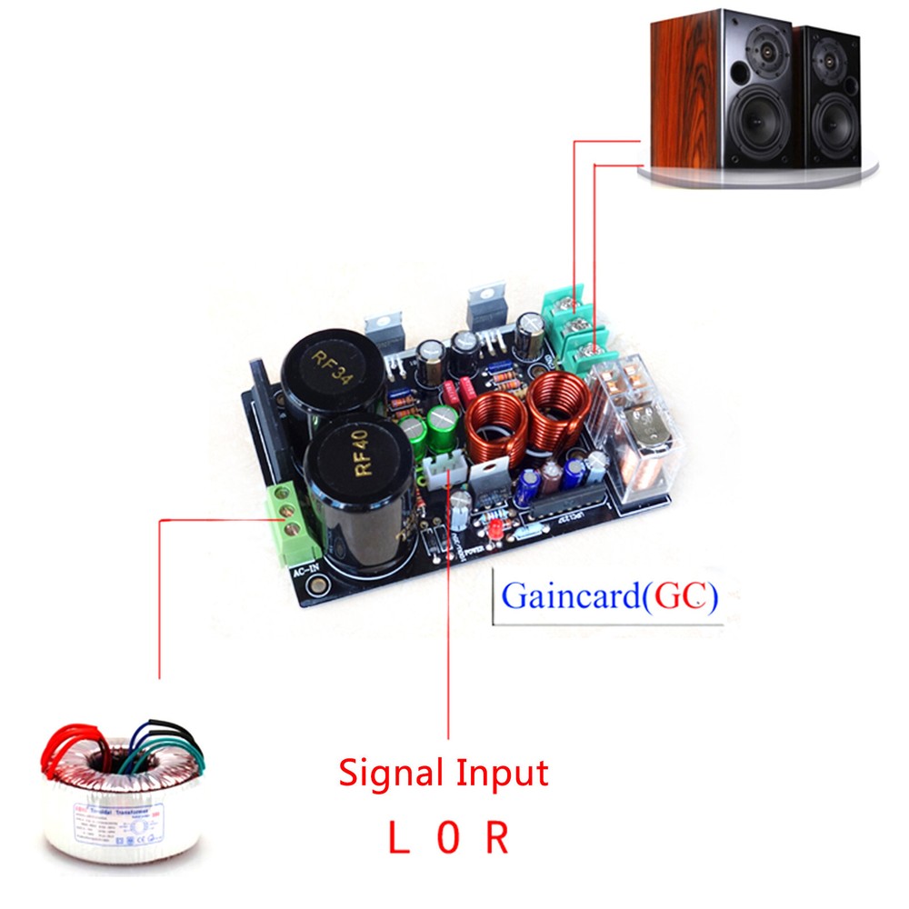 1pc CG version LM1875 low distortion amplifier board finished board