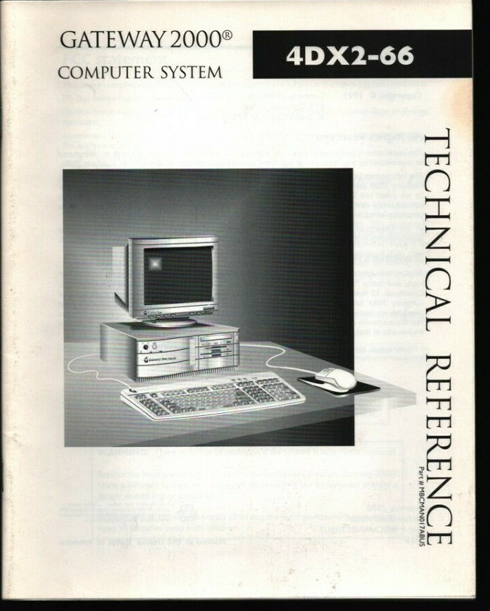 Gateway 2000 Computer System Video Display User's Guide & Reference 102021WEEB
