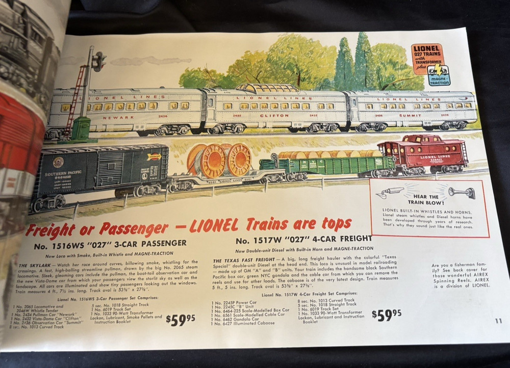 ORIGINAL LIONEL 1954 CATALOG - READ!