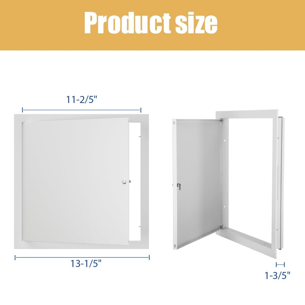 Thicken 1mm 12 x 12 Access Panel for Drywall,Attic Door, Ceiling Access Panel...