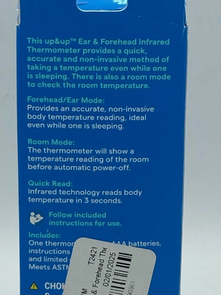 Ear & Forehead Infared Thermometer -infared Technology