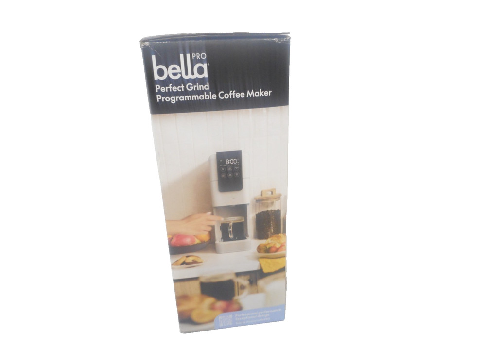 Bella PRO Perfect Grind Programmable Single-Serve Coffee Maker Grinder
