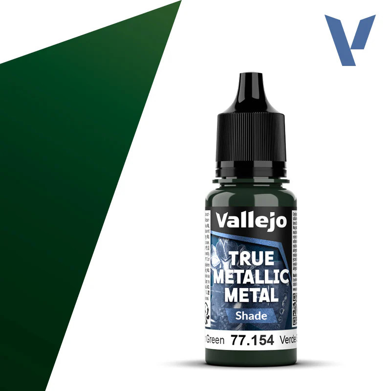 Vallejo True Metallic 77.154 Dusken Green Shading 18ml