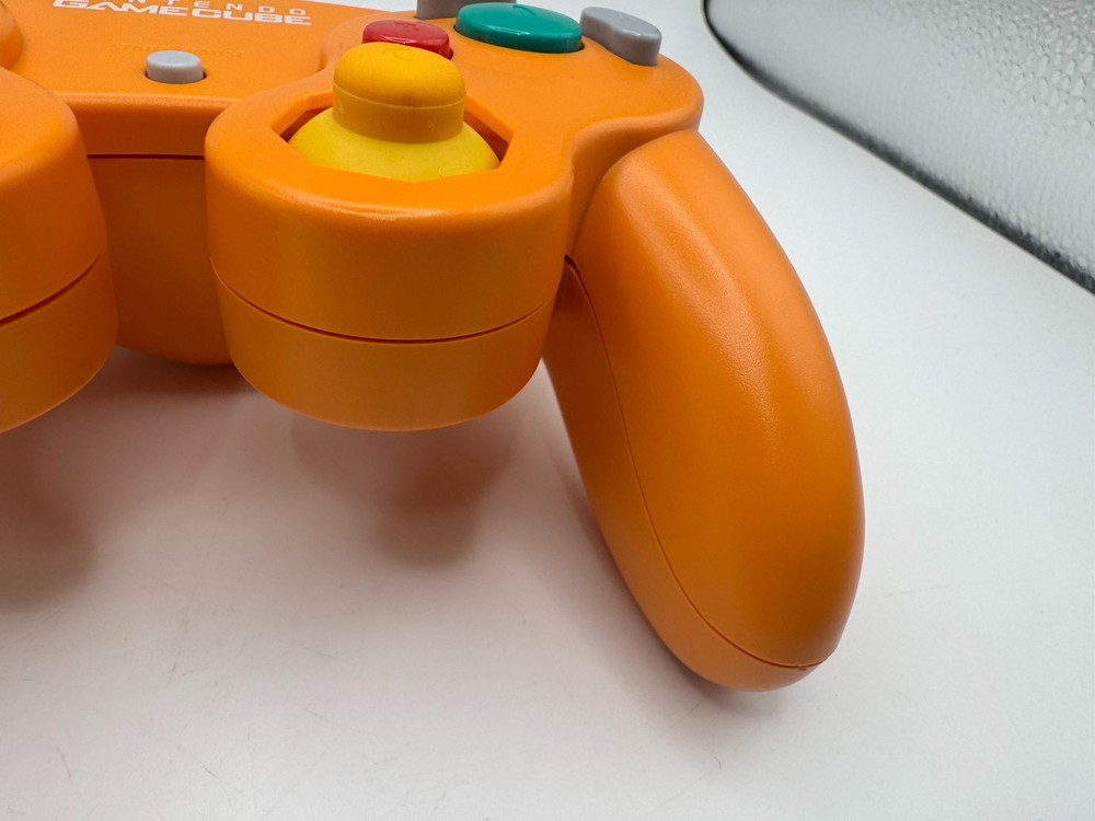 Nintendo GameCube Controller Orange DOL-003 Wired Controller Japan