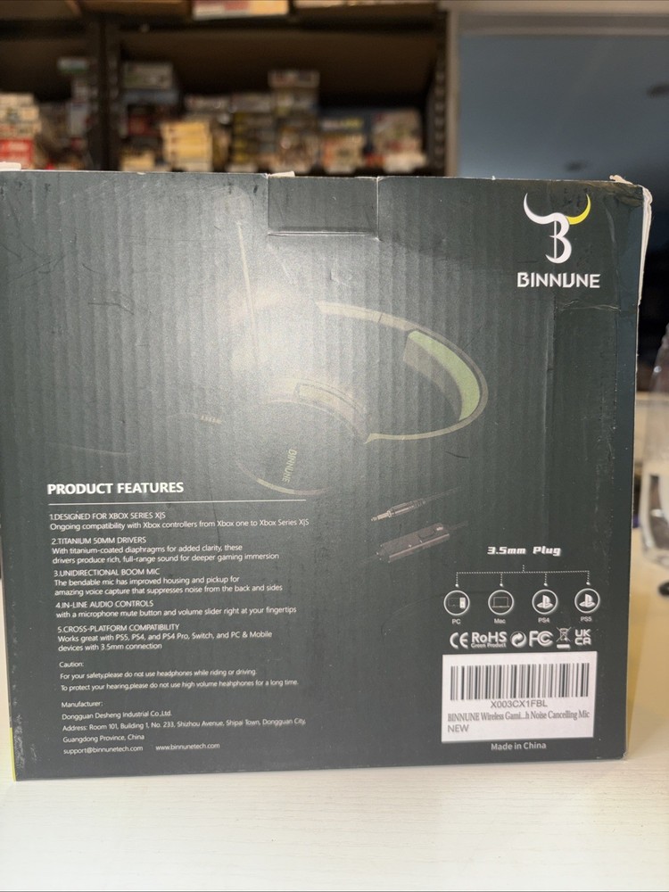 Binnune BG02 Gaming Headset - Xbox/PC/PS